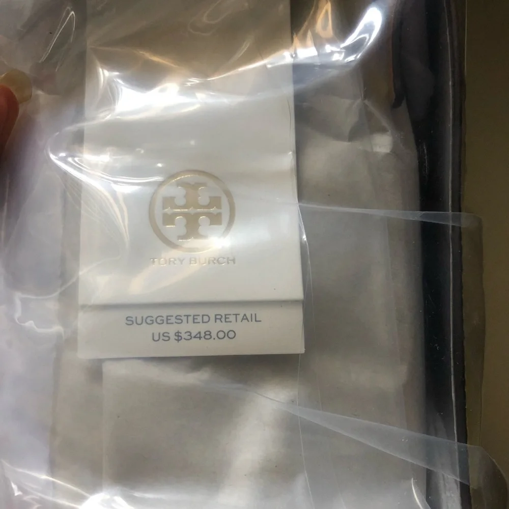 NWT $348 TORY BURCH Perry Leather Tote Bag in Calendula!